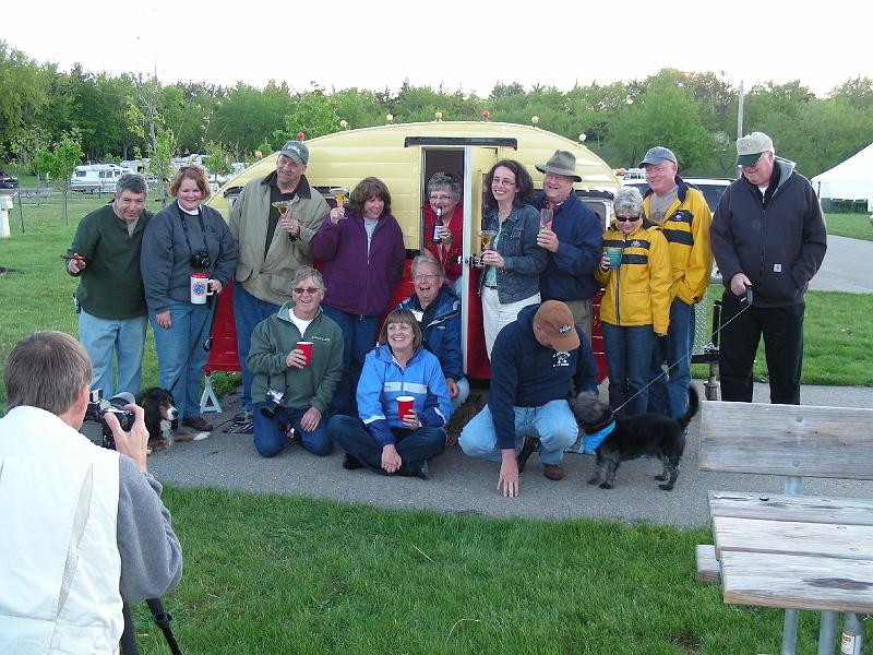 DSCN2894.JPG - Doug Keister photographer and author of a number of RV related books. Is taking a group photo next to a tiny trailer.

www.douglaskeister.com